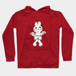 Bunny Dude In Shorts Hoodie